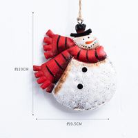 Christmas Cartoon Style Snowman Resin Party Hanging Ornaments sku image 6
