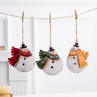 Christmas Cartoon Style Snowman Resin Party Hanging Ornaments main image 6