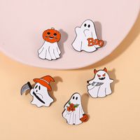 Classic Style Pumpkin Alloy Plating Unisex Brooches main image 4