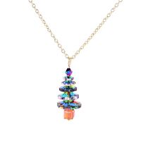 Einfacher Stil Weihnachtsbaum Legierung Großhandel Halskette Mit Anhänger sku image 1