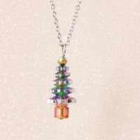 Einfacher Stil Weihnachtsbaum Legierung Großhandel Halskette Mit Anhänger main image 3