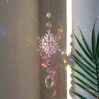 Pastoral Snowflake Crystal Pendant Artificial Decorations sku image 4