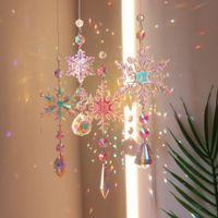 Pastoral Snowflake Crystal Pendant Artificial Decorations sku image 5
