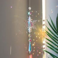 Pastoral Schneeflocke Kristall Anhänger Künstliche Dekorationen sku image 3