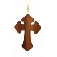 Ethnic Style Pastoral Cross Poplar Density Plate Artificial Decorations main image 4