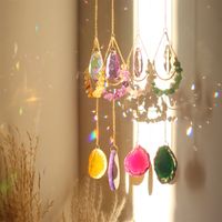 Pastoral Oval Crystal Pendant Artificial Decorations main image 1