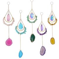 Pastoral Oval Crystal Pendant Artificial Decorations main image 5