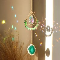 Pastoral Oval Crystal Pendant Artificial Decorations main image 2