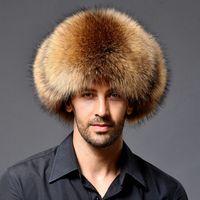 Comercio Exterior Europeo Y Americano Invierno Imitación Piel Hombre Nororiental Locomotora Ushanka Espesado Cálido De Mediana Edad Y Ancianos Protección Para El Frío Gorro main image 1