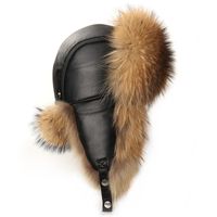 European And American Foreign Trade Winter Imitation Fur Men's Northeast Locomotive Ushanka Thickened Warm Middle-aged And Elderly Ear Protection Cold Protection Hat main image 2