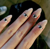 Novelty Eye Stickers Nail Decoration Accessories 1 Piece main image 4