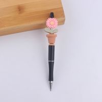 1 Piece Flower Class Learning Silica Gel Cute Ballpoint Pen sku image 1