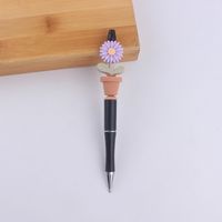 1 Piece Flower Class Learning Silica Gel Cute Ballpoint Pen sku image 2