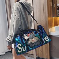 Unisex Cute Animal Pu Leather Waterproof Travel Bags main image 1