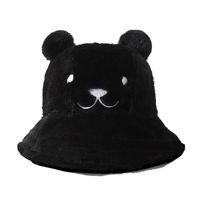 Femmes Mignon Ours Avant-toit Large Chapeau Seau sku image 2