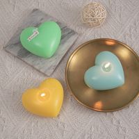 Sweet Heart Shape Paraffin Candle main image 3
