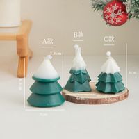 Christmas Basic Pastoral Christmas Tree Paraffin Family Gathering Party Festival Candle sku image 15