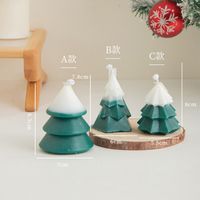 Christmas Basic Pastoral Christmas Tree Paraffin Family Gathering Party Festival Candle sku image 10
