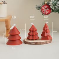 Christmas Basic Pastoral Christmas Tree Paraffin Family Gathering Party Festival Candle sku image 11