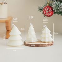 Christmas Basic Pastoral Christmas Tree Paraffin Family Gathering Party Festival Candle sku image 13