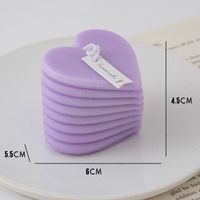 Casual Heart Shape Paraffin Candle sku image 2