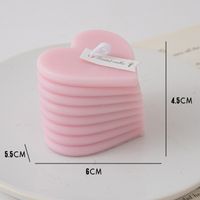 Casual Heart Shape Paraffin Candle sku image 1
