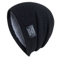 Men's Simple Style Solid Color Eaveless Wool Cap main image 5