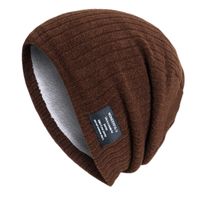 Men's Simple Style Solid Color Eaveless Wool Cap sku image 5