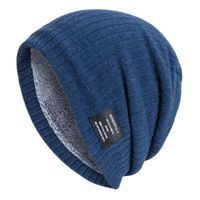 Men's Simple Style Solid Color Eaveless Wool Cap main image 1