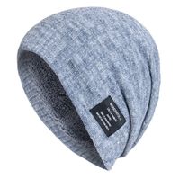 Men's Simple Style Solid Color Eaveless Wool Cap main image 2