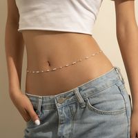 Basic Classic Style Geometric Copper Plating Gold Plated Silver Plated Women's Waist Chain main image 6