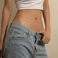 Basic Classic Style Geometric Copper Plating Gold Plated Silver Plated Women's Waist Chain main image 3