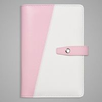 1 Piece 1 Set Solid Color School Pu Leather Paper Preppy Style Stationary Sets sku image 2