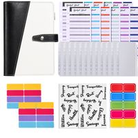 1 Piece 1 Set Solid Color School Pu Leather Paper Preppy Style Stationary Sets sku image 8
