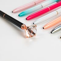1 Piece Solid Color Daily Metal Preppy Style Ballpoint Pen main image 1