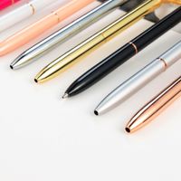 1 Piece Solid Color Daily Metal Preppy Style Ballpoint Pen main image 4
