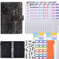 1 Piece 1 Set Solid Color School Pu Leather Paper Preppy Style Stationary Sets sku image 7