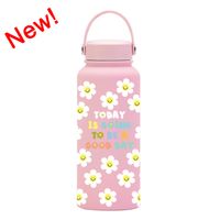 Retro Flower Stainless Steel Thermos Cup 1 Piece sku image 67