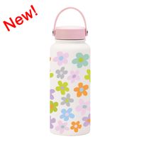 Retro Flower Stainless Steel Thermos Cup 1 Piece sku image 65