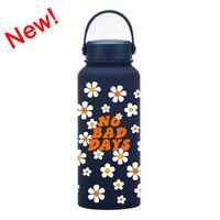 Retro Flower Stainless Steel Thermos Cup 1 Piece sku image 66