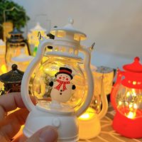 Cartoon Style Cute Santa Claus Snowman Plastic Indoor Family Gathering Night Lights main image 1
