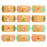 Christmas Cartoon Style Snowman Kraft Paper Party Street Gift Wrapping Supplies main image 4