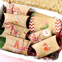 Christmas Cartoon Style Snowman Kraft Paper Party Street Gift Wrapping Supplies main image 2