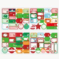 Snowman Party Christmas Copper Plate Sticker Cartoon Style Stickers sku image 1