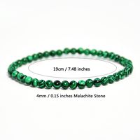 Simple Style Round Natural Stone Wholesale Bracelets sku image 1