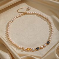 Elegant Luxuriös Geometrisch Kupfer Überzug 18 Karat Vergoldet Armbänder Halskette main image 3