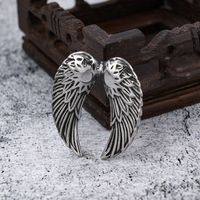 Retro Punk Feather 304 Stainless Steel Unisex Charms main image 3