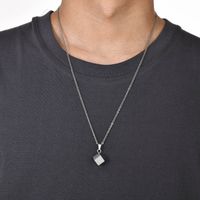 Simple Style Classic Style Geometric 304 Stainless Steel Plating Men's Pendant Necklace Necklace Pendant main image 8