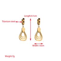 1 Pair Elegant Streetwear Palm Pearl Flower Inlay Titanium Steel Pearl Zircon Gold Plated Drop Earrings sku image 5