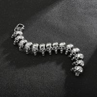 Punk Skull Titanium Steel Bracelets Necklace main image 4
